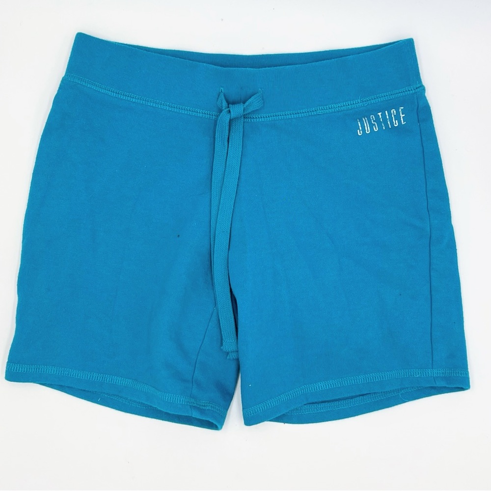 Justice Teal Blue Shorts Size 10